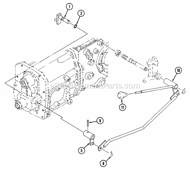 Mfd Control Diagram and Parts List for 544-434D100, 545-434D100, 546-434D100 Cub Cadet Lawn Tractor